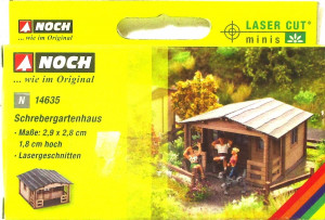 Noch N 14635 Schrebergartenhaus Laser-Cut minis - OVP NEU