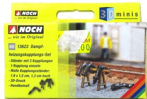 Noch H0 13623 Dampfheizungskupplungs-Set 3D-Minis - OVP NEU