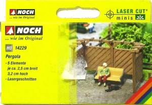 Noch H0 14229 Pergola Laser-Cut - OVP NEU