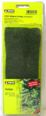Noch 07281 Foliage Wildgras dunkelgrün 20x23cm - OVP NEU (Z199)