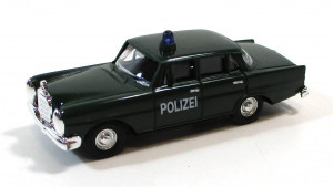 Busch 4042 H0 1/87 PKW Mercedes Benz 220 grün der Polizei