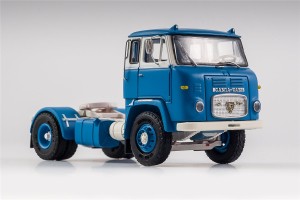 VK Modelle H0 1/87 76012 Scania LB 7635 Sattelzugmaschine blau mit weiß, Felge mit Trittkranz - NEU