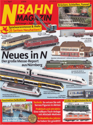 Zeitschrift N-Bahn Magazin Ausgabe 2/2019