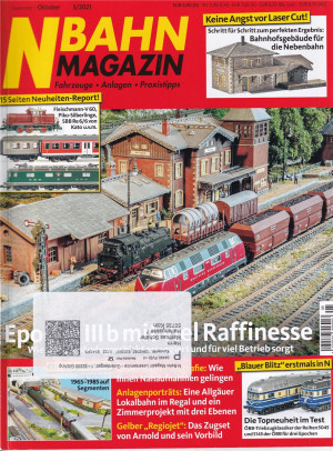 Zeitschrift N-Bahn Magazin Ausgabe 5/2021