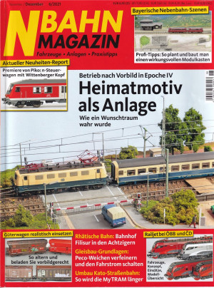 Zeitschrift N-Bahn Magazin Ausgabe 6/2021