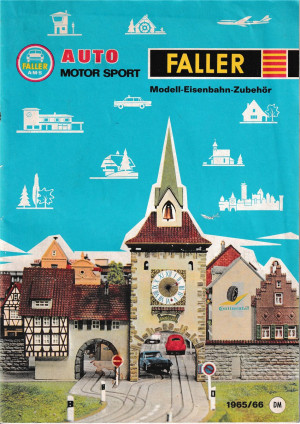 Faller Katalog Auto Motor Sport AMS u. Modell-Eisenbahn-Zubehör 1965/66