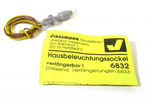 Viessmann 6832 Hausbeleuchtungs-Sockel ohne OVP (Z184-9E)