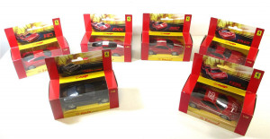 Modellauto 1:38 Konvolut 6 Ferrari Shell-Sammelaktion 2010 OVP (2650E)