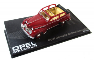 Modellauto 1:43 Opel Collection Olympia Cabrio-Limousine OVP (922E)