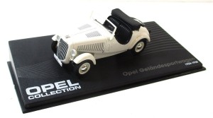 Modellauto 1:43 Opel Collection Geländesportwagen 1934-38 OVP (926E)