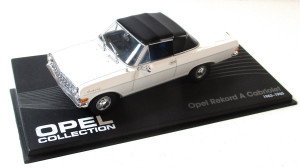 Modellauto 1:43 Opel Collection Rekord A Cabriolet OVP (956E)