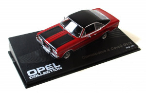 Modellauto 1:43 Opel Collection Commodore A Coupe GS/E OVP (959E)
