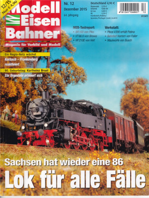 Zeitschrift Modelleisenbahner Ausgabe 12/2015