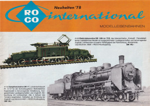 Roco Katalog Neuheiten Ausgabe 1978