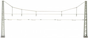 Sommerfeldt 618 0 Quertragwerk 700 mm, für 5 Gleise ( ohne Masten, max.Mastabstand 600 mm), Bausatz (VE=1) - OVP NEU