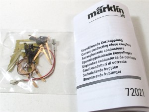 Märklin H0 72021 Stromführende Kupplung  1 Paar - OVP NEU