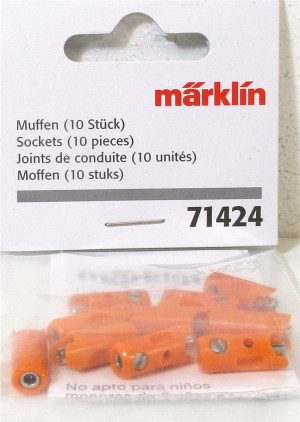 Märklin H0 71424 Muffen orange 10 Stück - OVP NEU