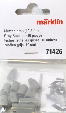 Märklin H0 71726 Muffen grau  10 Stück - OVP NEU