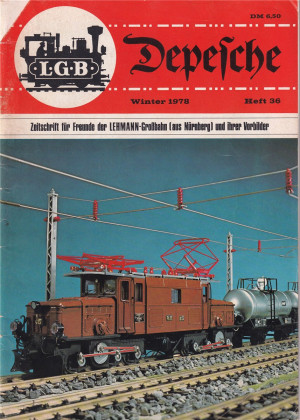 Zeitschrift LGB-Depesche Ausgabe 36/1978