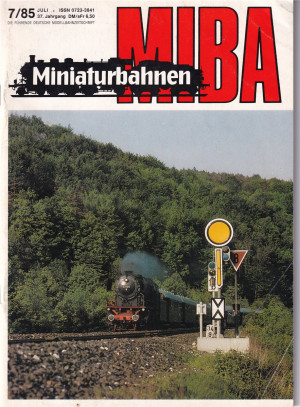 Zeitschrift Miniaturbahnen -  Ausgabe 7/1985