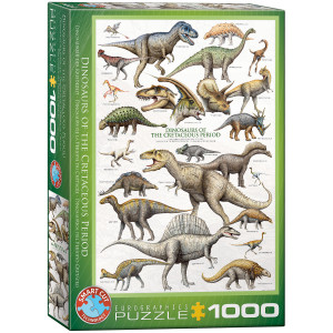 Eurographics Puzzle Dinosaurier der Kreidezeit 1000 Teile - NEU