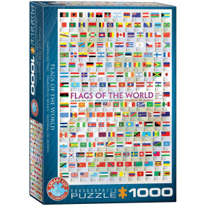 Eurographics Puzzle Flaggen der Welt 1000 Teile - NEU