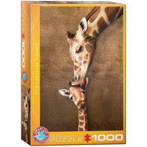 Eurographics Puzzle Giraffenmutterkuss 1000 Teile - NEU