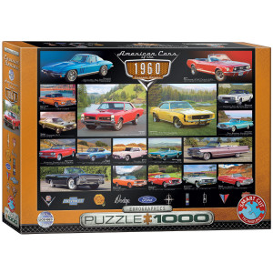 Eurographics Puzzle American Cars of the 1960s 1000 Teile 1000 Teile - NEU