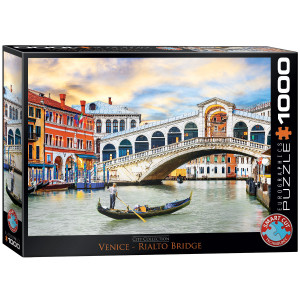 Eurographics Puzzle Venedig Rialto Bridge / Rialto Brücke 1000 Teile - NEU