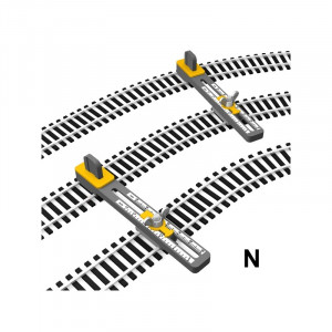 Proses [PPT-N-01] Modellbahn-Parallelgleislehre Baugr. N, justierbar - NEU