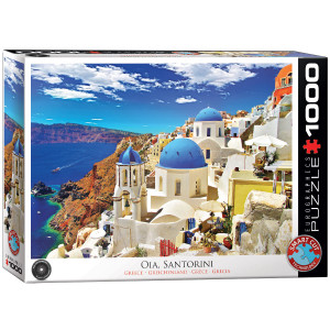 Eurographics Puzzle Oia auf Santorini Griechenland 1000 Teile - NEU