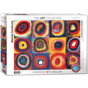 Eurographics Puzzle Farbstudie Quadrate von Wassily Kandinsky 1000 Teile - NEU