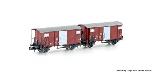 Hobbytrain N H24201 2er Set gedeckte Güterwagen K2 SBB, Ep.III - NEU