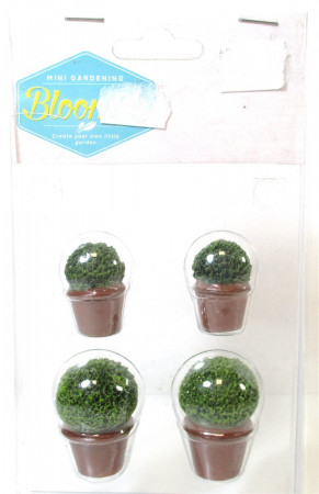 Spur G Bloomits Mini Gardening 4 Blumenkübel (Z56-3F)