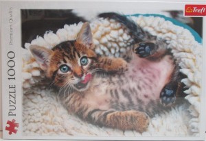 Trefl Puzzle 10448 Cheerful kitten, Fröhliches Kätzchen 1000 Teile - OVP NEU 