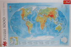 Trefl Puzzle 10463 physische Weltkarte 1000 Teile - OVP NEU 