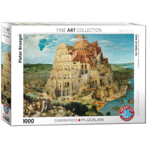 Eurographics Puzzle Der Turm zu Babel von Bruegel 1000 Teile - NEU