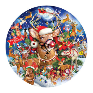 SunsOut Puzzle 35114 Reindeer Madness - 1000 Teile - OVP NEU