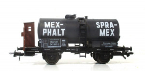 Sachsenmodelle H0 18336 Kesselwagen Spra-Mex/Mex-Phalt DR EVP (2596F)