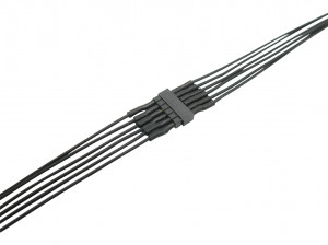Schönwitz MbS51232 4 Stück Micro Steckverbinder 6-polig Stecker/Buchse 0,04mm2 Litze -NEU