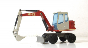 Modellauto 1:50 NZG 258 Mobilbagger MH 2 O & K OVP (z127-2F)