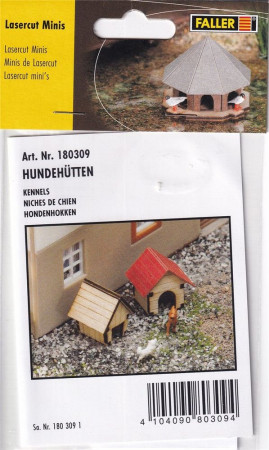 Faller H0 180309 Bausatz Hundehütten - OVP NEU