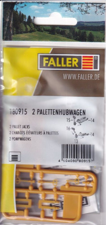 Faller H0 180915 2 Palettenhubwagen - OVP