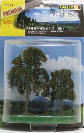 Faller H0 TT 181223  2x Premium Ebereschen - OVP