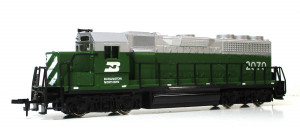 Bachmann H0 63503 Diesellok EMD GP 40 Burlington #2070 OVP Analog (2941F)