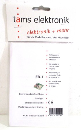 Conrad/tams 22-01-021 FB-1 Führerstandsbeleuchtung OVP (Z144-2F)