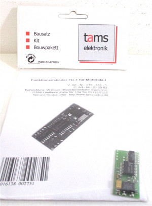 TAMS 21-20-83 FD-1 Funktionsdecoder für Motorola-I OVP Bausatz (Z144-7F)