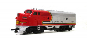 Bachmann H0 61502 Diesellok EMD F9 Santa Fe # 307 OVP Analog (3569F)