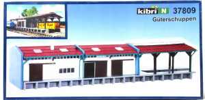 Kibri N 37809 Bausatz Güterschuppen mit Rampe - OVP NEU