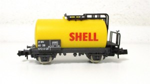 Atlas N 2472 Güterwagen Kesselwagen SHELL DB 072 0 121 OVP (10320F)